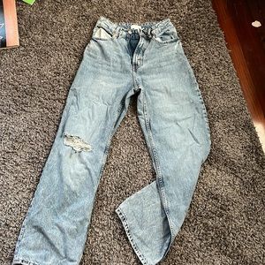 H&M wide leg jeans